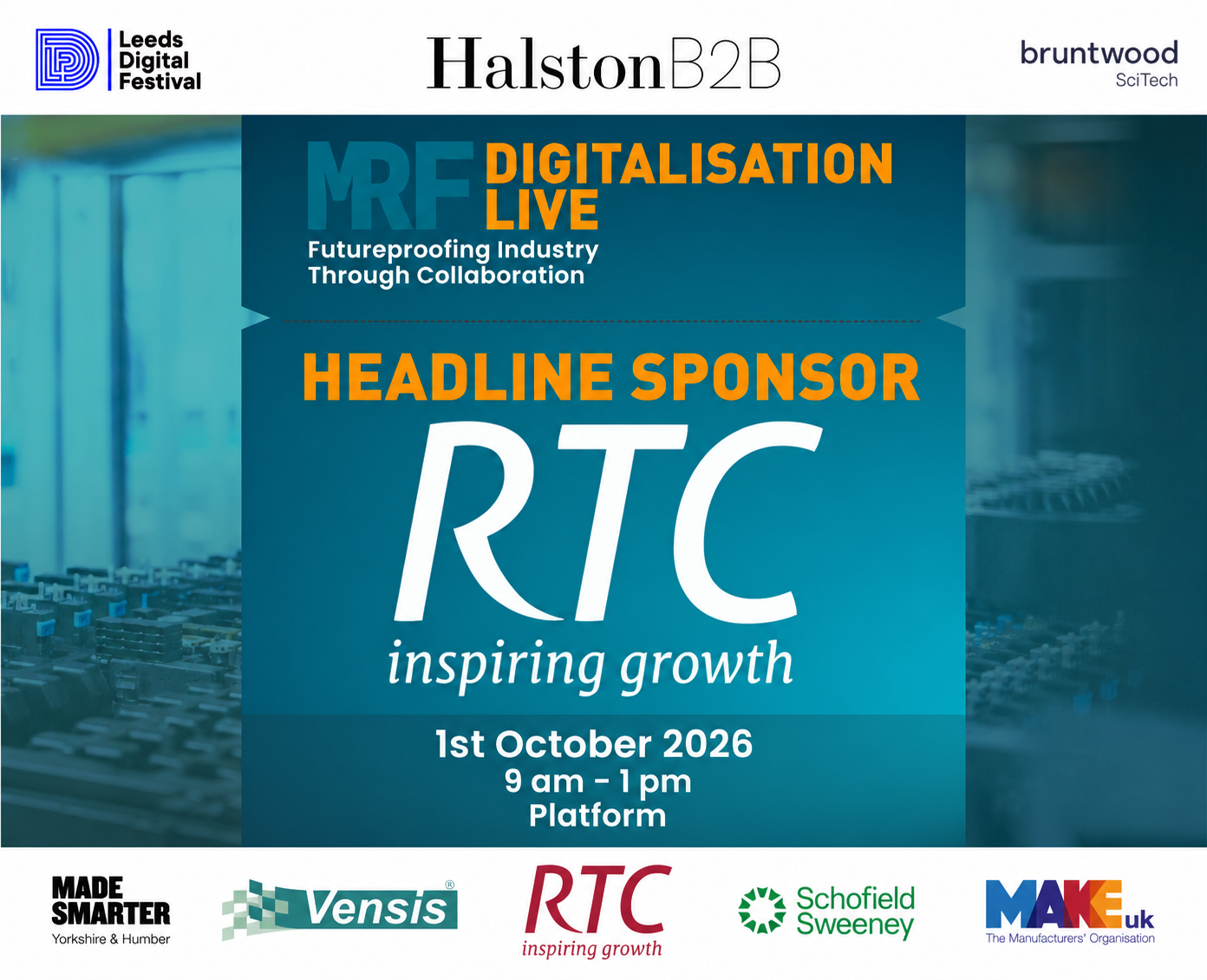 RTC North Headline Sponsor of Manufacturing Resilience Forum